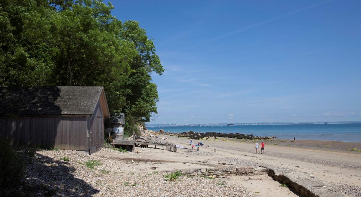 Priory Bay is a lovely sandy stretch of beach. 