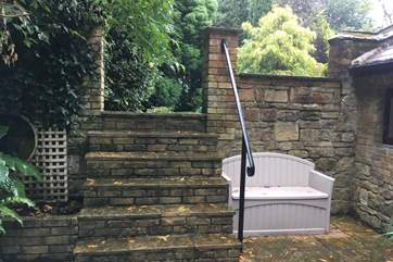 Please note the steps leading from the conservatory to the garden are steep and there is only a hand rail on one side.