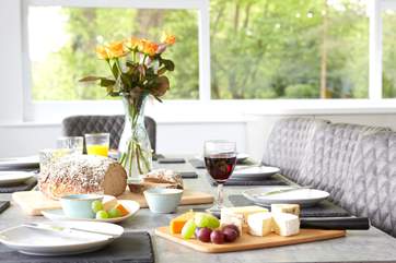 Discuss your days outing and plan the next over a glass of wine and delicious local cheese.