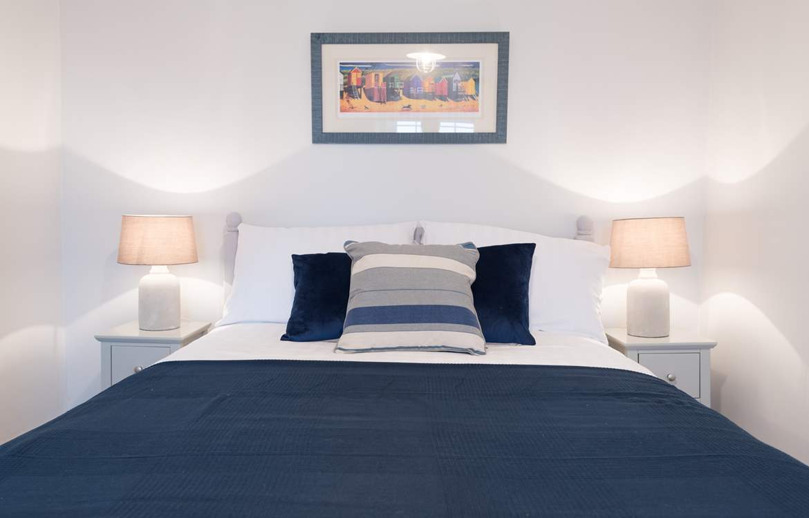 One of the double bedrooms on the first floor