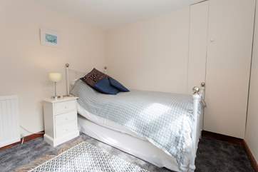 The second single bedroom is a good size.