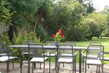 Patio dining