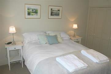 The second double bedroom