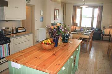 Kitchen with dining