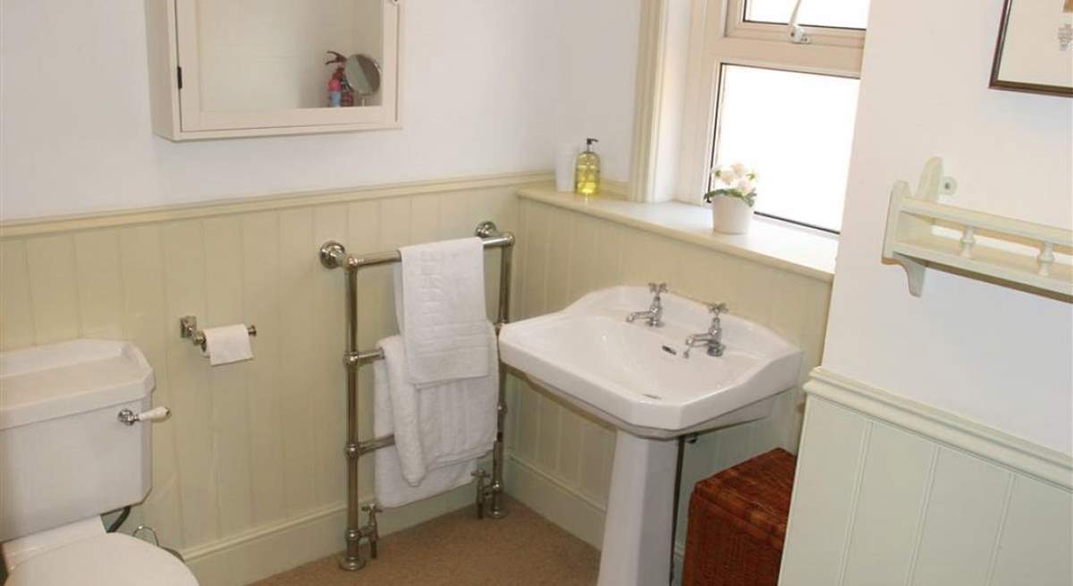 The family bathroom at Orchard House.