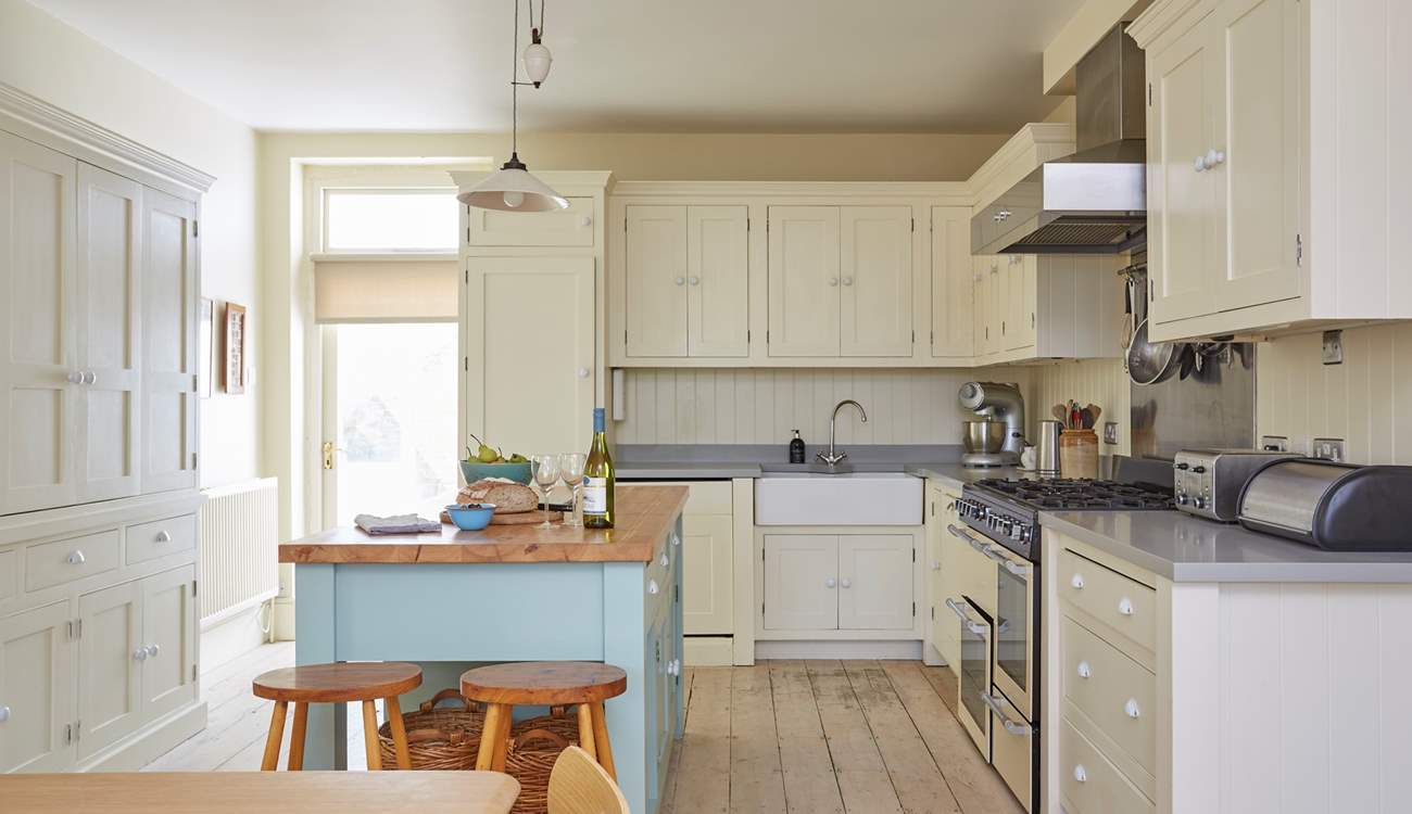 All the modern amenities to prepare a family meal.