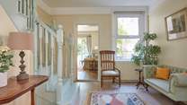 The welcoming hallway at Orchard House.
