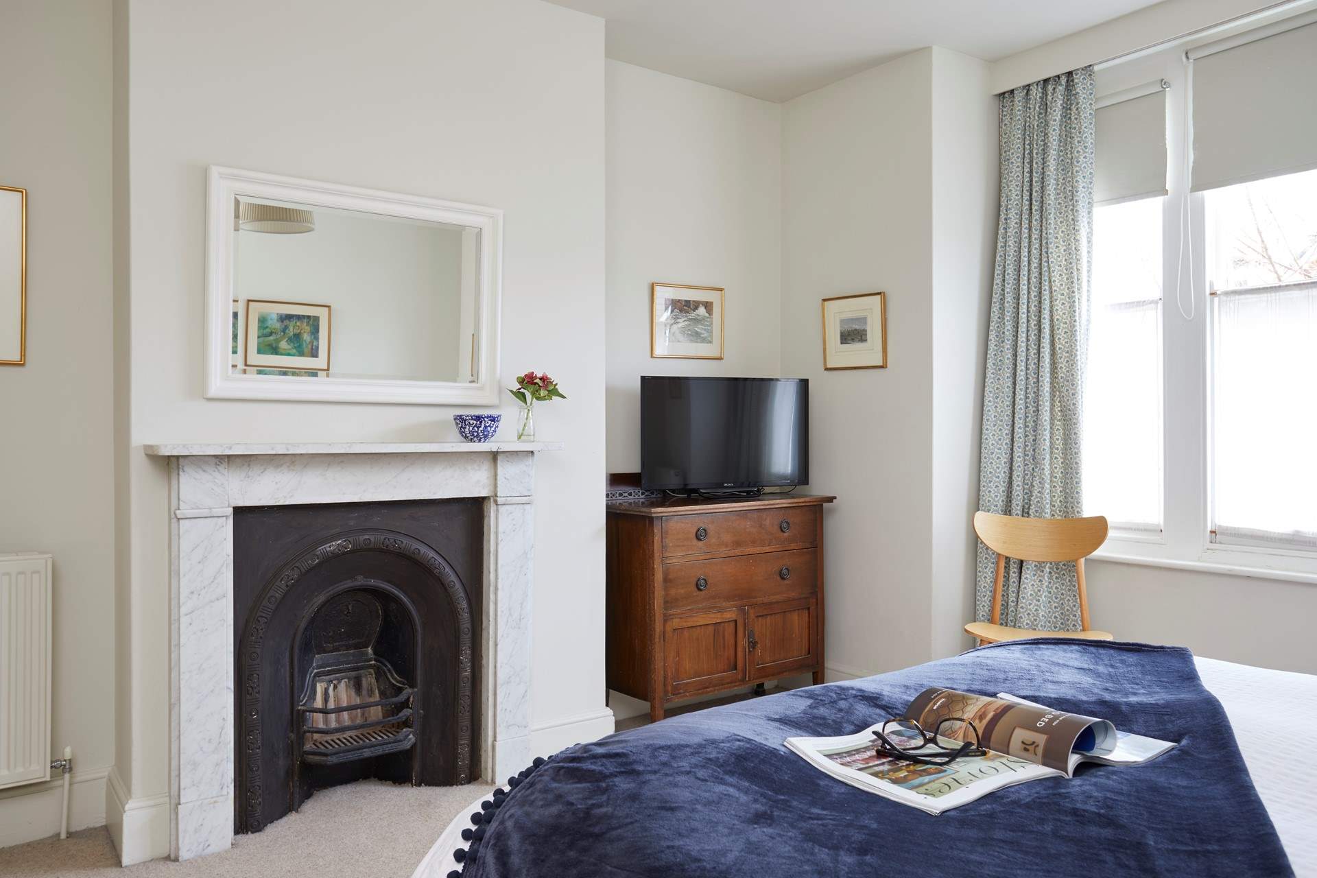 Bedroom 2 is a generous size with large windows facing the front of the property.