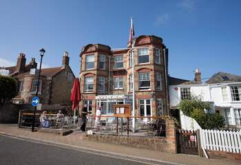 Dine out at The Seaview Hotel restaurant, located on the High Street.