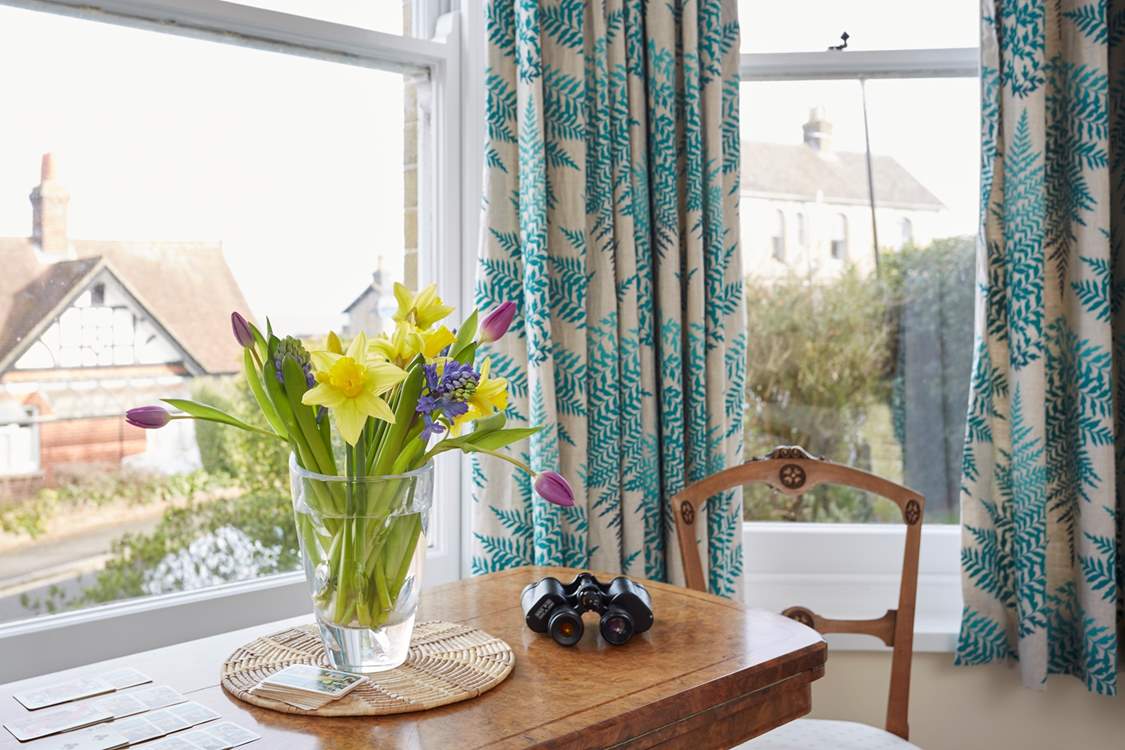 Play a game of cards or simply take in the view.