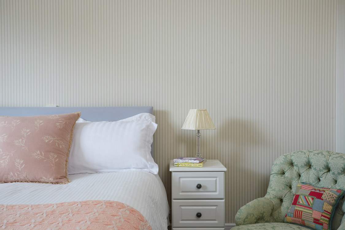 This is the roomy middle bedroom.