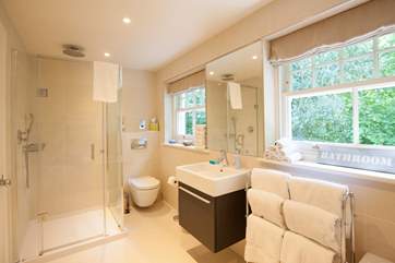 The family bathroom has been decorated to a modern standard and with a shower and bath, this is a great place to wash away the sand from in between your toes.
