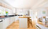 The open plan kitchen/dining-room is excellent for entertaining and spending time together. - Thumbnail Image