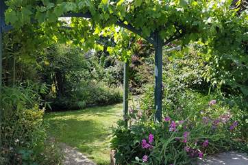 The garden in full bloom is lovely.
