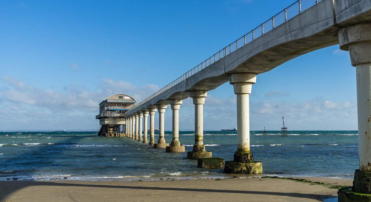 Along with a stunning beach, admire Bembridge Lifeboat Station. 