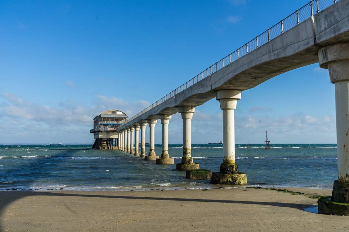 Along with a stunning beach, admire Bembridge Lifeboat Station.