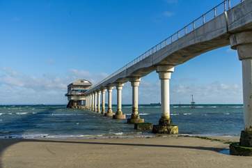 Along with a stunning beach, admire Bembridge Lifeboat Station.