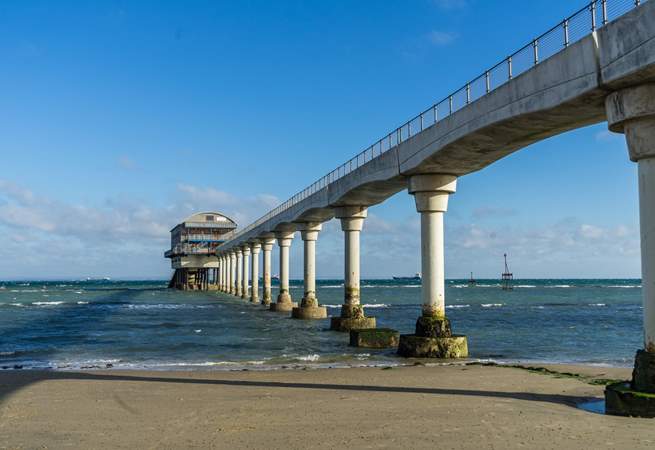 Along with a stunning beach, admire Bembridge Lifeboat Station. 