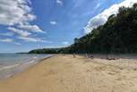 Spend an afternoon on Priory Bay, a short drive away. 
