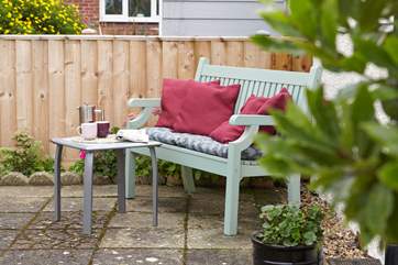 Sit and enjoy your morning coffee.