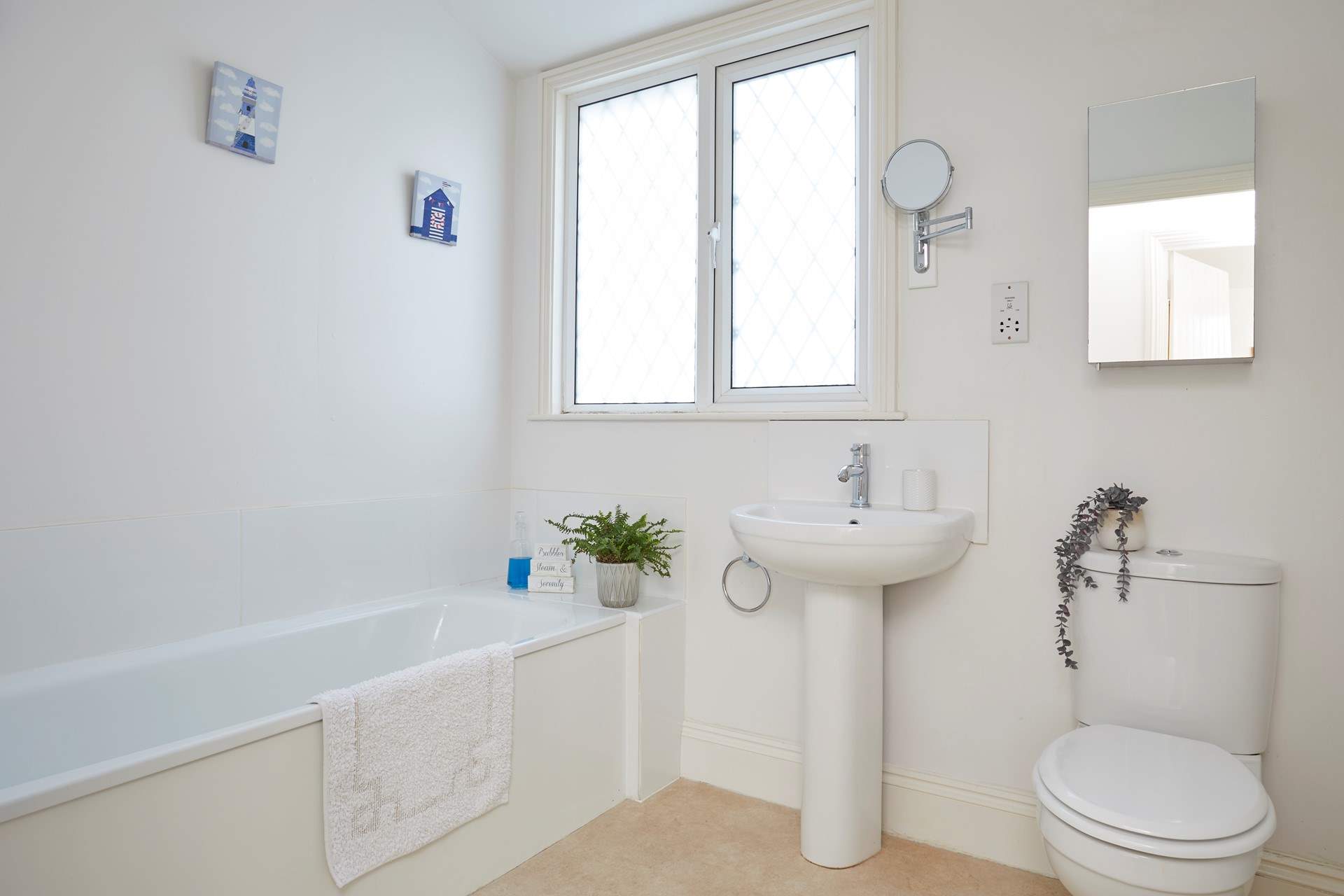 The family bathroom.