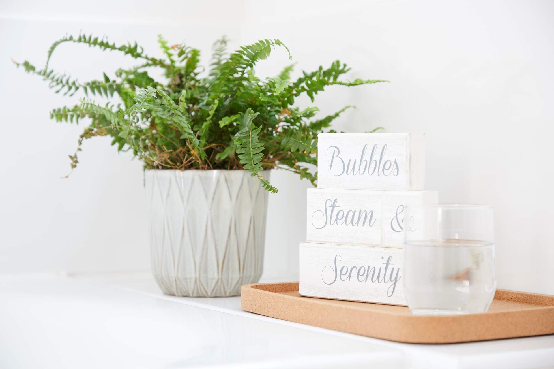 Relax in a bath after a busy day exploring the island.