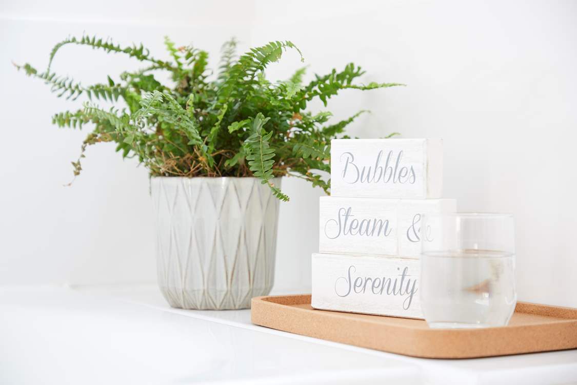 Relax in a bath after a busy day exploring the island.