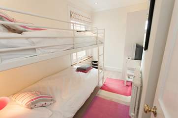 The third bedroom - a bunk room - is suitable for children or adults.