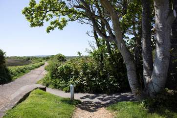 Footpaths near Rose Villa lead walkers through lovely scenery all year round.