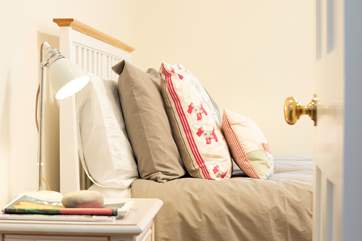 The nicely decorated second double bedroom is bright and spacious.