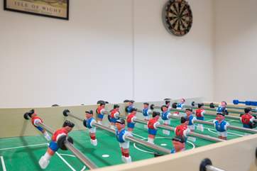 The games-room on the lower ground floor, perfect for the kids to enjoy.