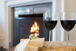 Perfect opportunity to sit back and relax with a glass of wine by the open fire.