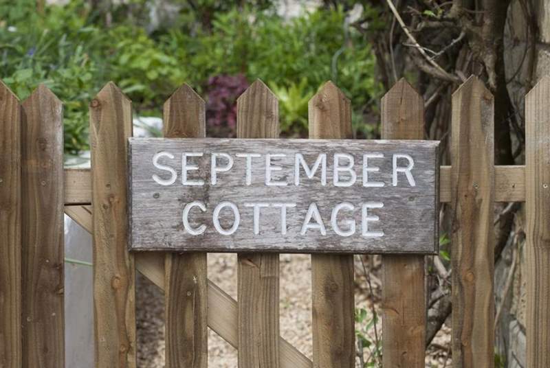 Welcome to September Cottage.