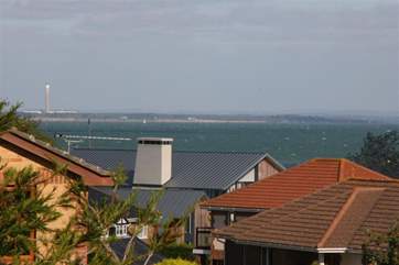 Enjoy the view across The Solent from the house and garden.