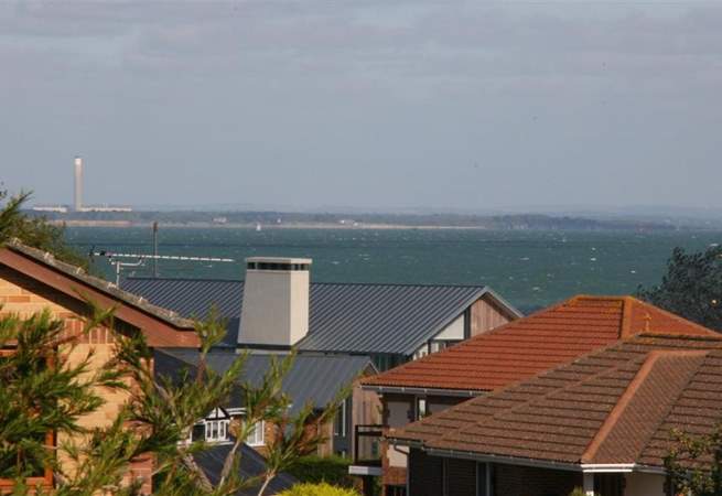 Enjoy the view across The Solent from the house and garden.