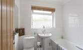 The family bathroom with fitted shower. - Thumbnail Image