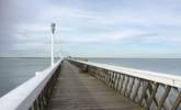 Take a stroll up Yarmouth Pier with views across the solent. - Thumbnail Image