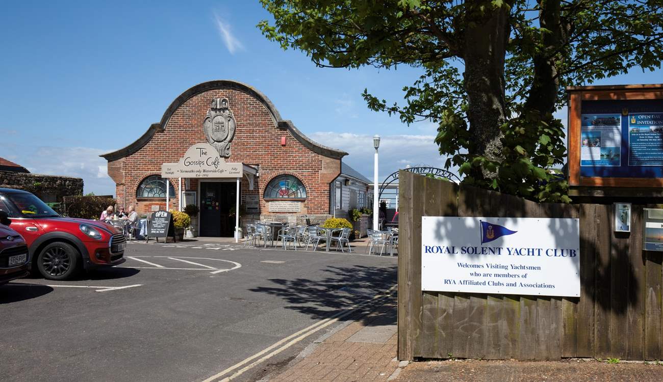 Yarmouth is a lovely local town with many cafes and restaurants on offer.