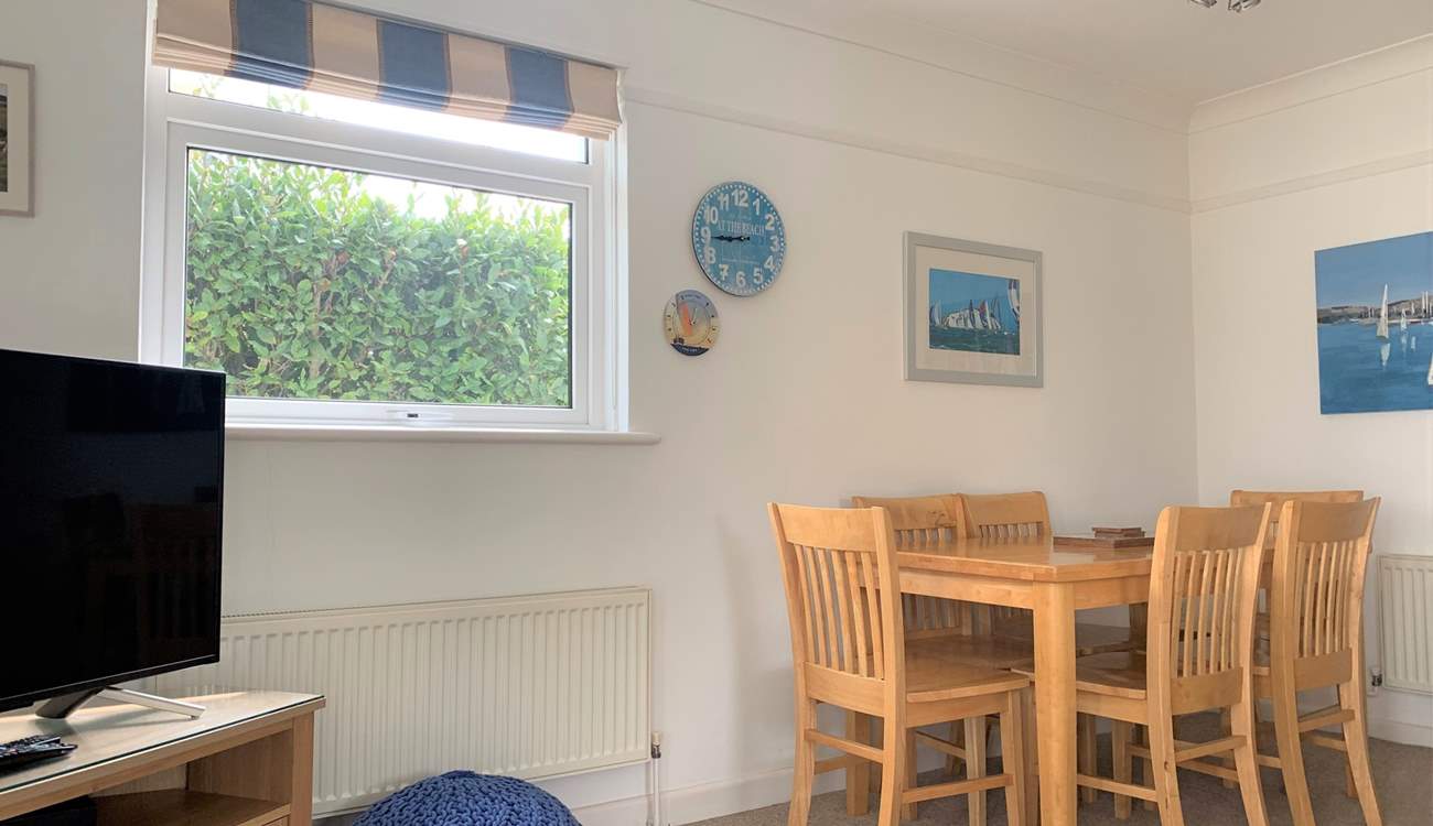 Gather round the dining-table to discuss your daytime adventures!