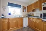 The fully equipped traditional kitchen.