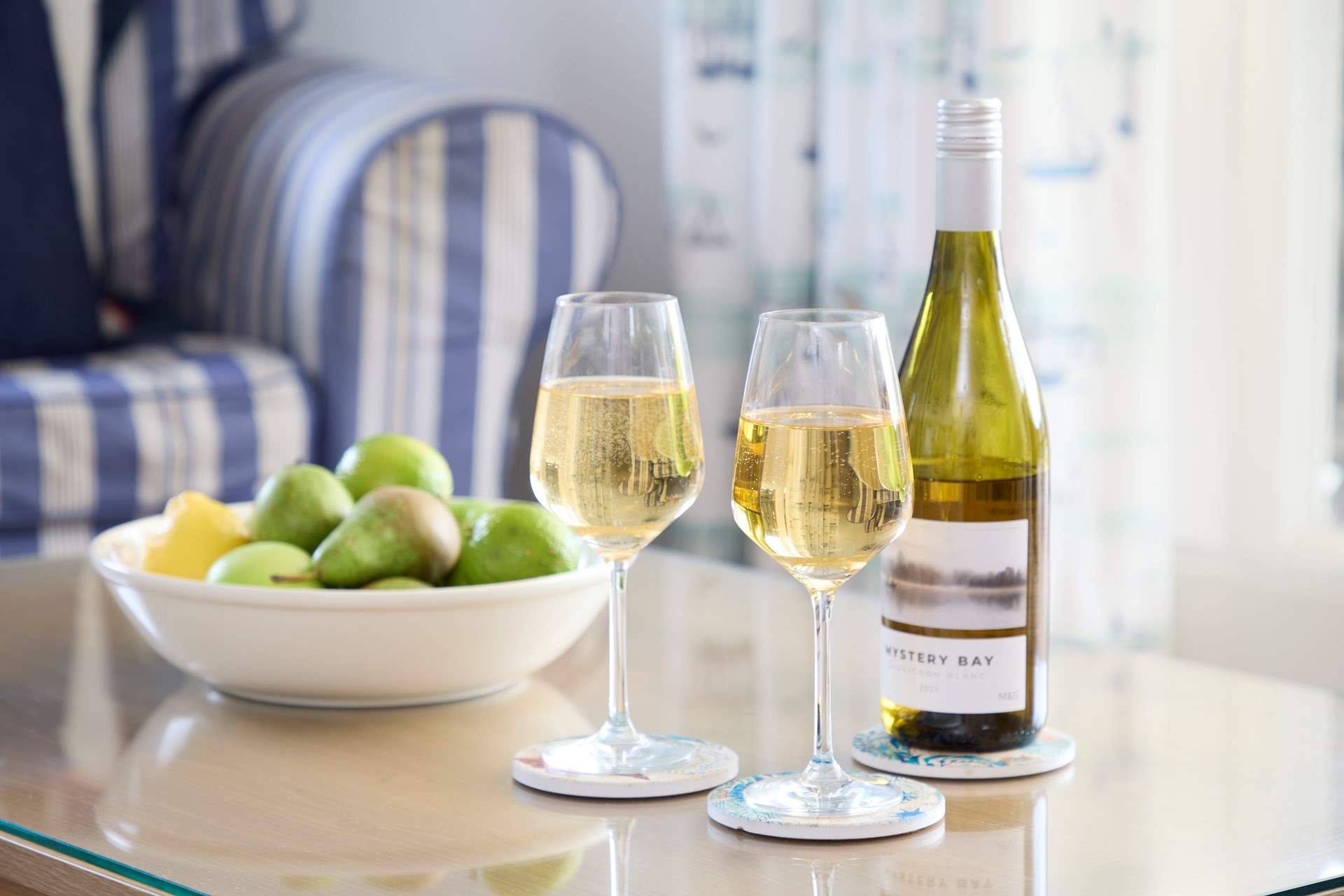 Enjoy a glass of something nice, you are on holiday after all! 