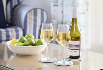 Enjoy a glass of something nice, you are on holiday after all! 