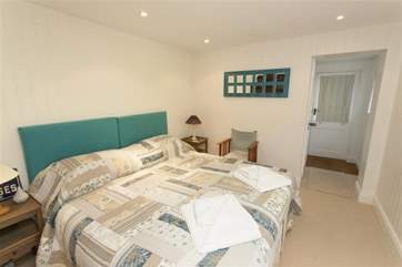 Double bedroom on lower ground floor