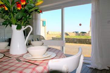 The views from your breakfast table are certainly inviting.