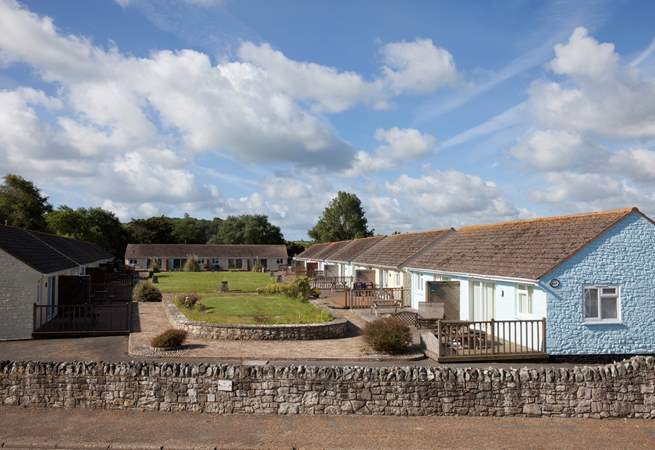 The Beach Retreat is set in a quiet and private development, The Salterns Village.