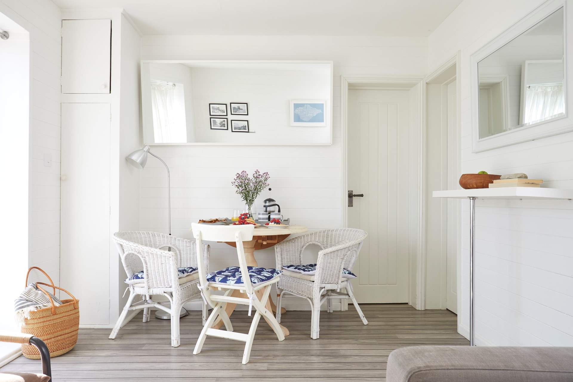 Gather round the dining table and chat about the adventures of the day. 