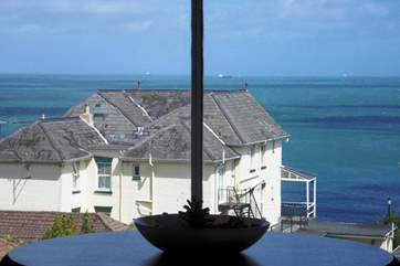 The sea view from The Beatrice Studio.