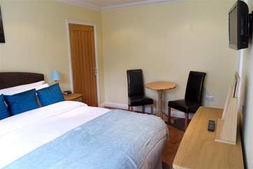 The bedroom.