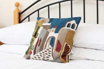Simple comforts and delightful decor make The Crows Nest an appealing holiday home.