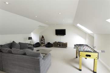 Time to escape and enjoy some time in the top floor family room